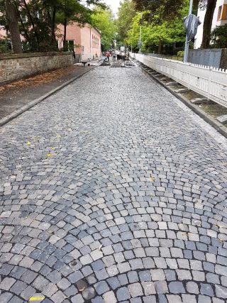 Oberfläche Pflaster