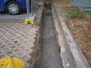 Referenz Kabelgraben